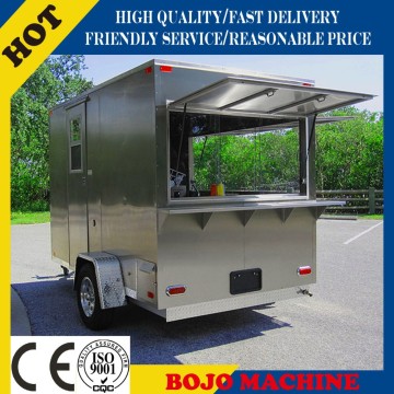 2015 HOT SALES BEST QUALITY horse caravan with ramp door movable food caravan humburger food caravan