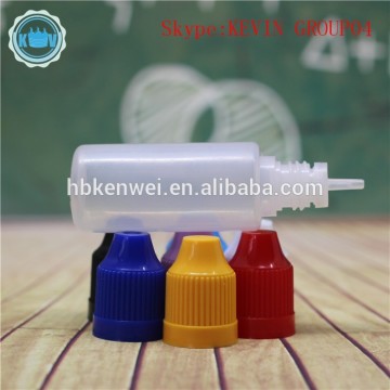 15ml pe olive oil dropper bottle with childproof evident cap
