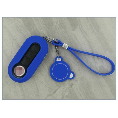 rubber silicone car key shell for Fiat