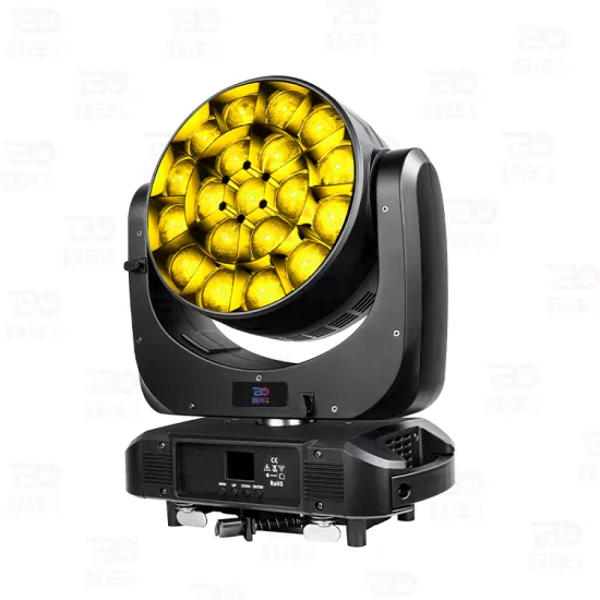 RGBW Zoom Wash Beam Light - Ring Control 19x40W LED DMX Stage Moving Head