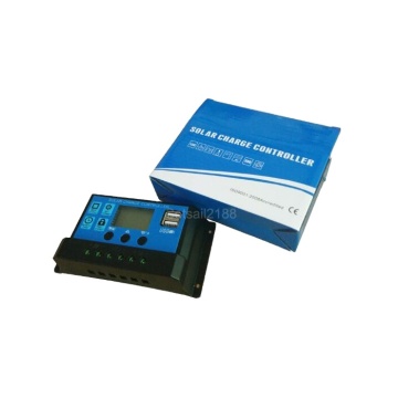 Solar Charger Controller with Dual USB Output - PWM 12V/24V 10A-60A