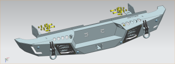4x4 аксессуаров Bull Bar для Ranger 15+
