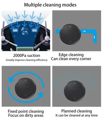 Smart vacuum cleaner 2000pa handheld cordless