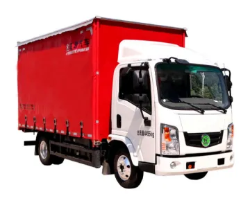 Senyuan High Performance Single Row Pure Electric Half-side Curtain Logistics Mini Van/Cargo/Box Electric Truck for sale
