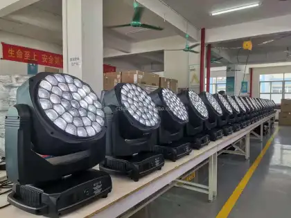 Clay Paky K20 37x15W Beam Wash Zoom B Bee Eye LED Moving Head Light