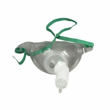 Maschera per ossigeno tracheostomica monouso in PVC per adulti / pediatrici