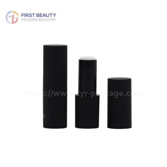 Plastic Black Lipstick Container