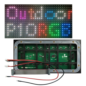 Yüksek kaliteli ticari ekranlar için kompakt su geçirmez P10 LED paneli