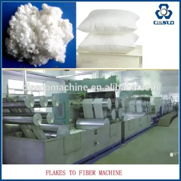 PSF extruder, CE Certification PET bottles recycle polyester staple fiber machine