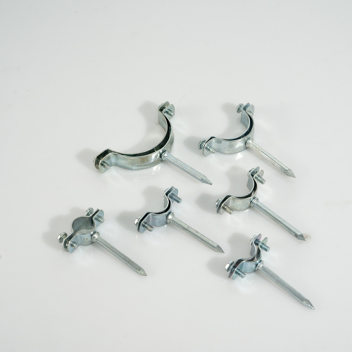 Adjustable Pipe Clamp with Square Screw and Split Clips