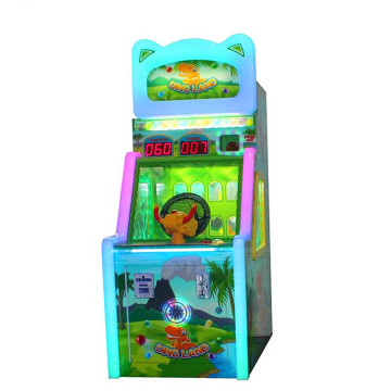 ThreePlus Coin-Operated Mini Dinosaur Land Ball-Shooting Game Machine for Sale