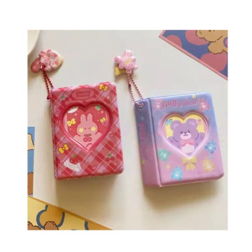Custom Kpop Photo Album: 3 Inch Heart Shape Pocket PVC Comic Book