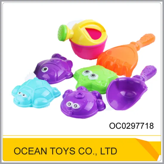 Pretend kids summer toys plastic beach buckets wholesale OC0297718