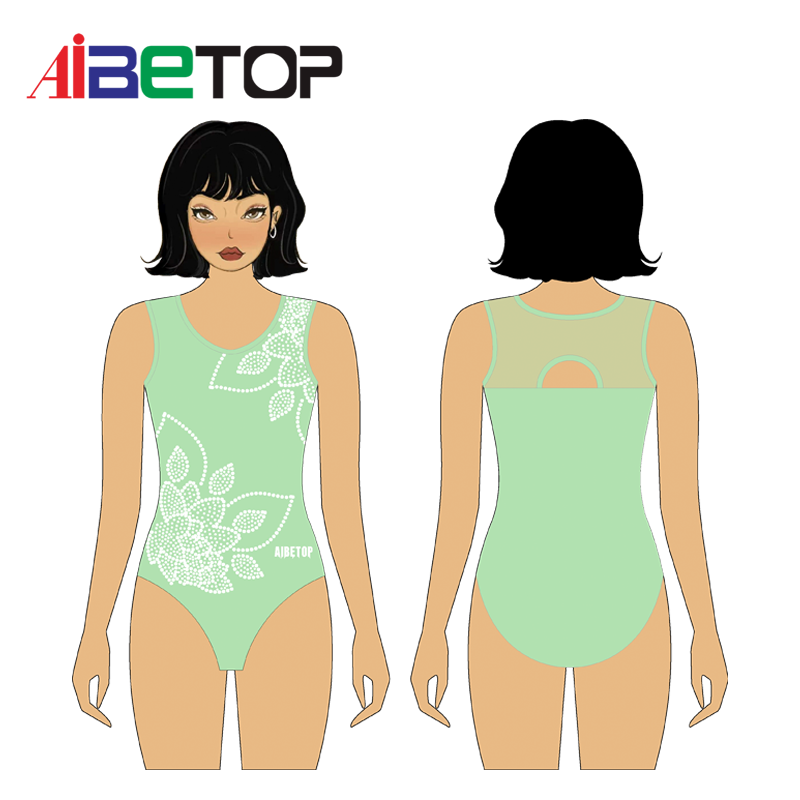Wholesale Newest Custom Gymnastics Leotards Girls Youth Dance Leotard3