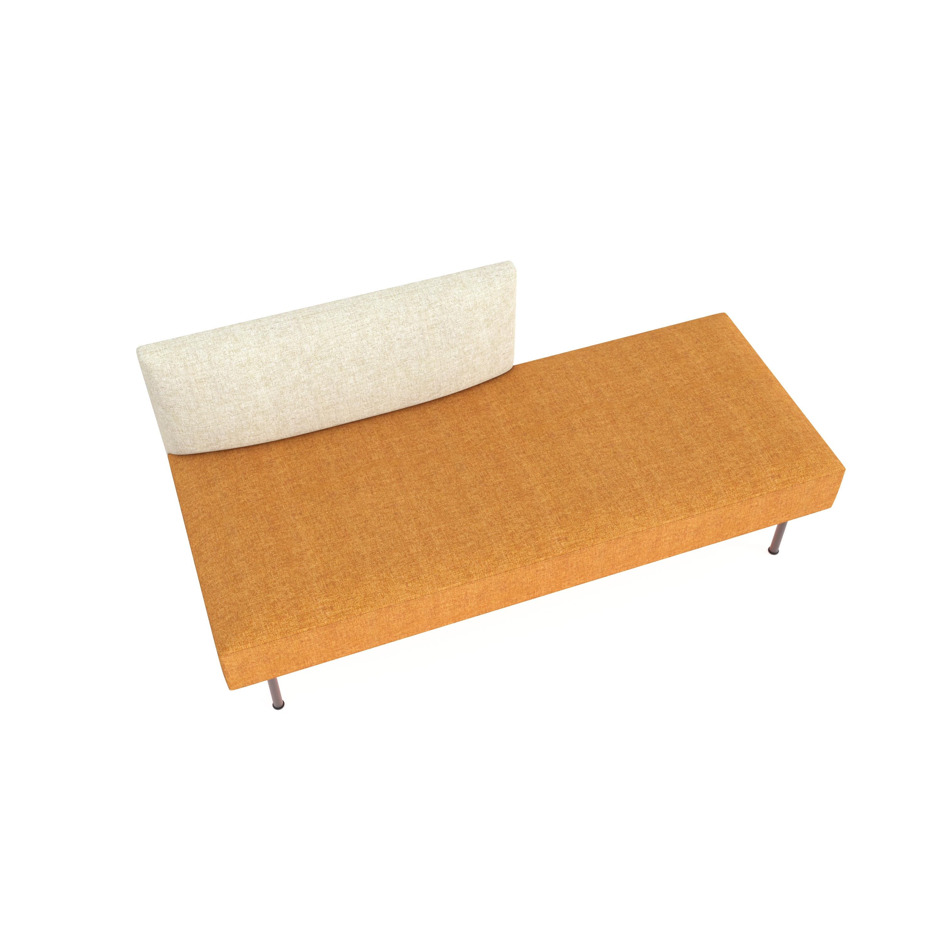 Modern Armless Sectional Sofa