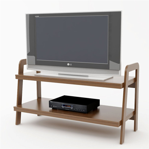 最新のデザインテレビの木製スタンド