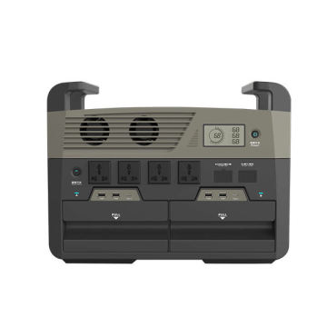 High Capacity Qx3600 Outdoor Solar Generator: 3200w Portable Power Supply Station