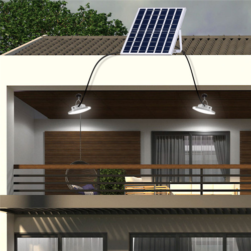 Double Head Solar Ceiling Lights for Garden