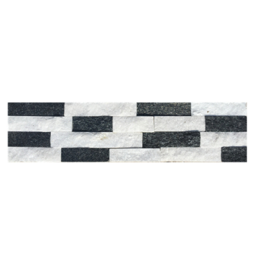 Kraf Batu Semulajadi Hitam &amp; Putih berwarna-warni