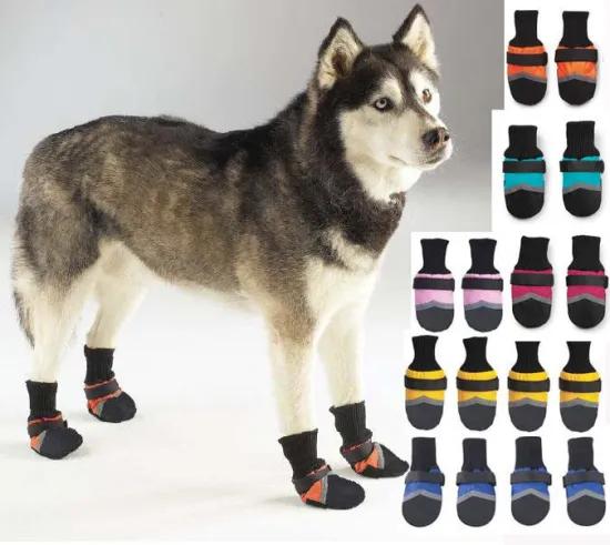 2014 Professional comfortable slip-resistant cut-resistant waterproof dog boots