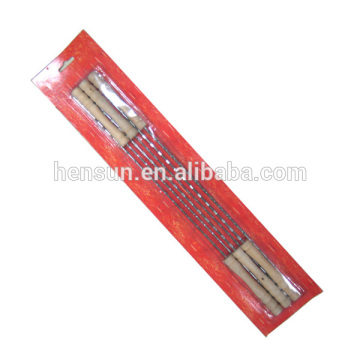 6 Pcs Wholesale Eco-friendly Skewer BBQ Stick
