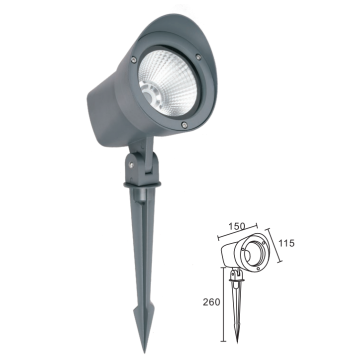 SYA-618-28 Venta de fábrica Aluminio IP65 15W 18W Outdoor RGB LED Light Light Lightscape Spikelight