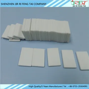 Electric Ceramic Plates 99 % Alumina Ceramic Sheet Without Hole 0.6MM*20MM*25MM
