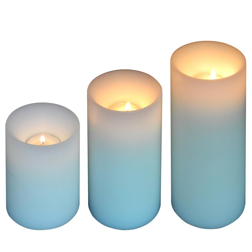 White Resin Pillar Candle Holder