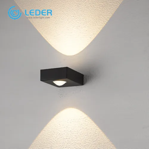 LEDER Quality Black up down indoor wall light