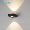 LEDER Quality Black up down indoor wall light