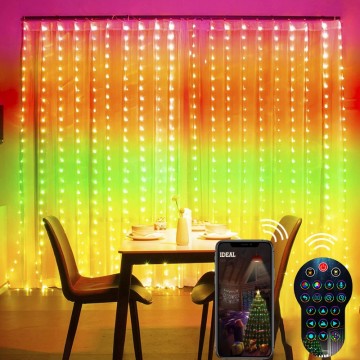 Smart RGB programmierbare LED -Vorhanglichter für kommerzielle Dekoration und Außenwerbung
