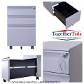 Office Furniture Movable Cabinets 3 drawer steel pedestal mobile movable cabinet Factory