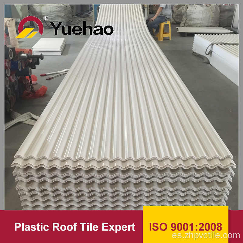 Materiales de construcción de plástico Tile Tile PVC Plastic Sheet