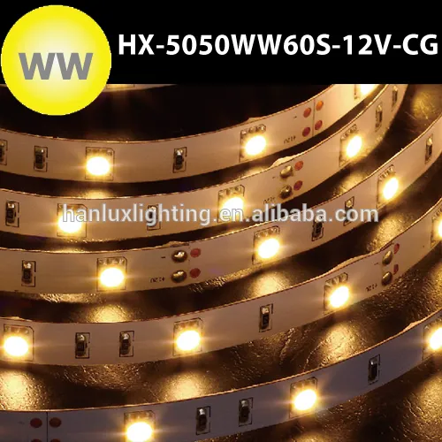 christmas decoration warm white SMD5050 60leds/m led tape DC12V