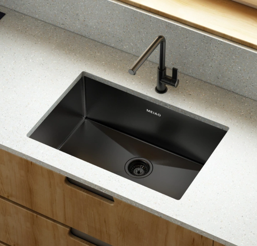 High cost performance manual kitchen single sink