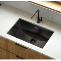 Black Kitchen Manual Single Sink