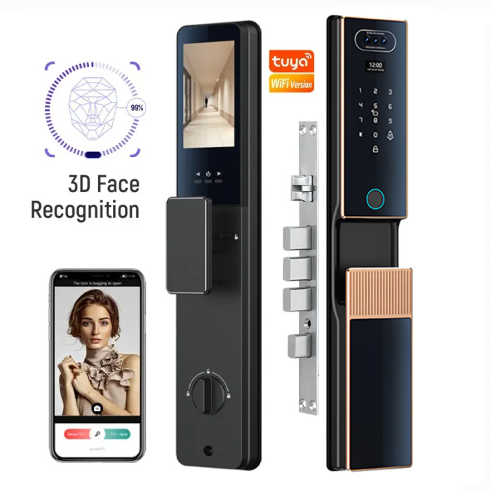 Камера распознавания лица Tuya Wi -Fi Digital Door Lock