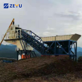 Factory quick assembly 35m3 mobile concrete batching plant