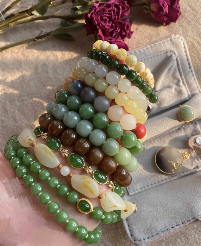 Handmade Beaded Jewelry with Crystal Accents