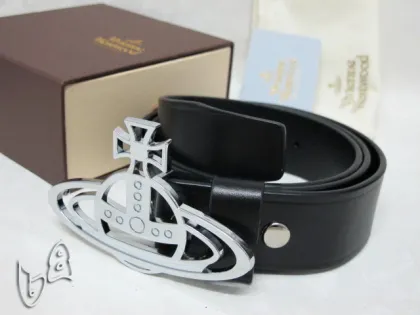 Fashion AAA quality replica Vivienne Westwood real leather belt, original leather men's belts Vivienne Westwood whoelsale