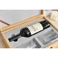 Flush Plastic Interior Wooden Wine Box