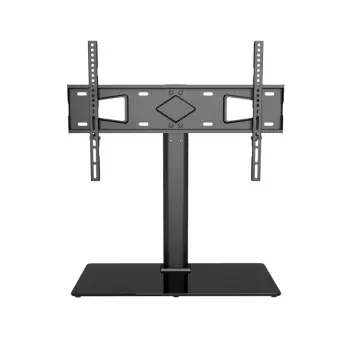 MG Universal Swivel Height Adjustable TV Stand with Heavy Duty Tempered Glass Base: The Ultimate Home Furniture Upgrade for Your TV