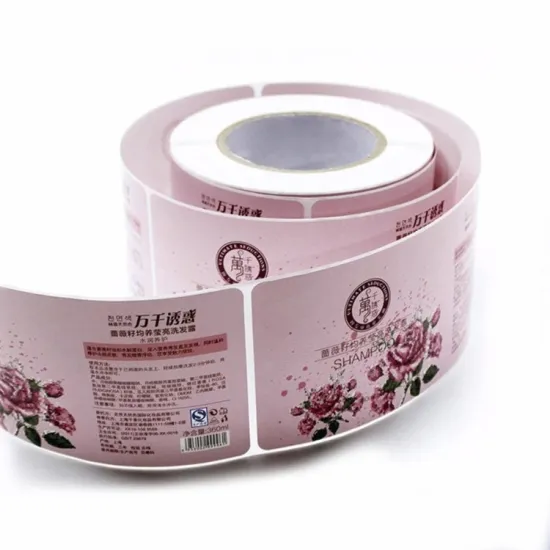 Custom Offset Printed Roll Adhesive Color Bottle Label