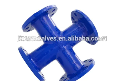 special-shaped cross ductile iron pipe fitting