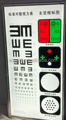 Medical Optical Eye Testing Light Box VC-008 Snellen Visual Acuity Chart