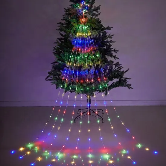 Wholesale Waterfall Light LED Christmas Tree Lights for Garden and Patio Decor