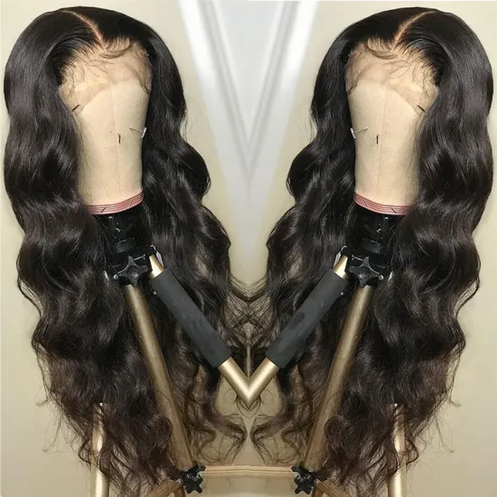 Best Wigs 40 Inch 13x4 Transparent Lace Frontal 100% Human Hair Virgin Natural Body Wave Wigs Human Hair