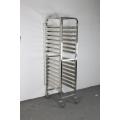 Commerce stainless steel single-line tray trolley