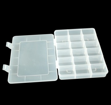 Manufactur clear plastic large round storage box for screw