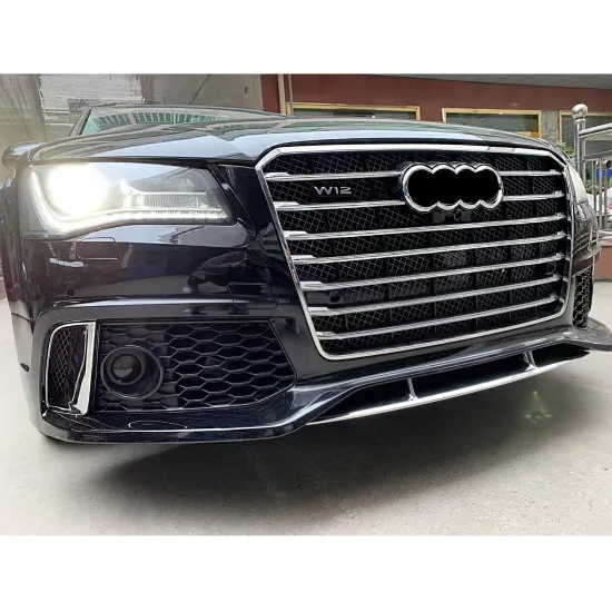 High Quality Body Kit for Audi A8 D4 D5 Upgrade - W12 RS8 Model (Includes Front Bumper and Grille)